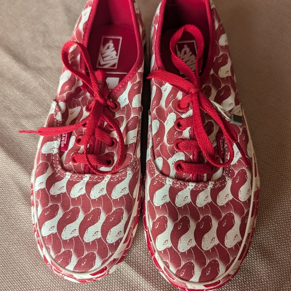 Vans Shoes - Vans x Opening Ceremony Red and White Sneakers